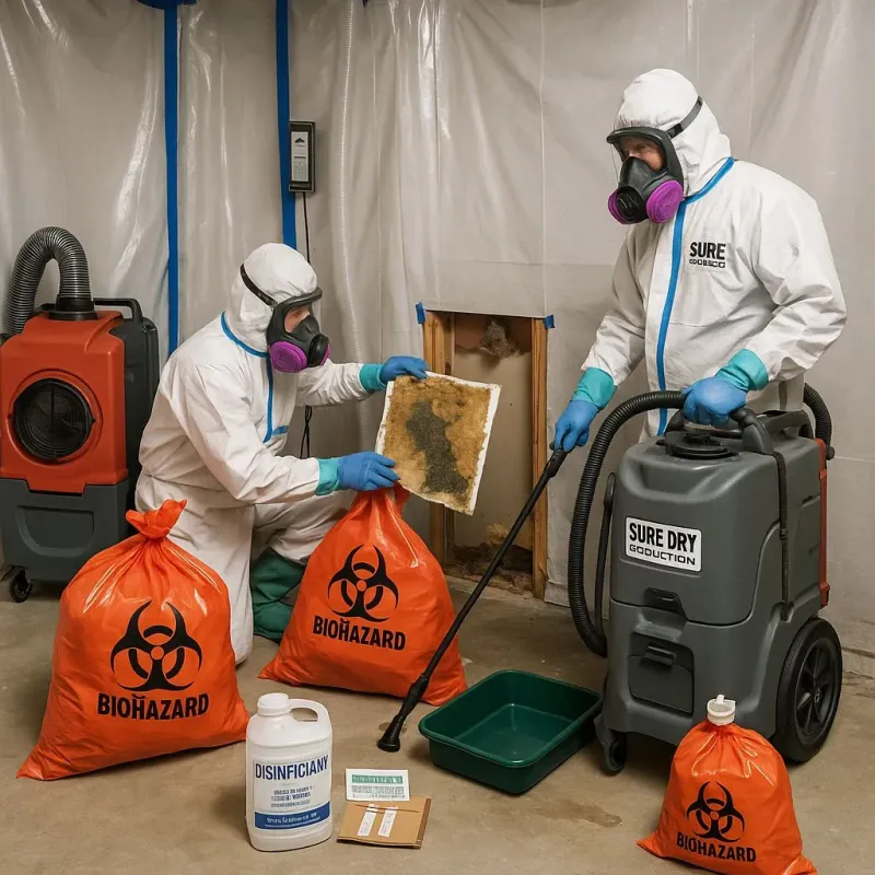 Contaminated Water Handling Protocols process in Dulles Town Center, VA