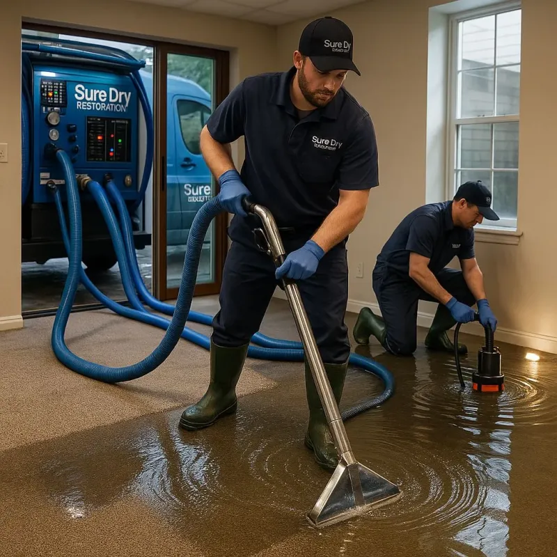 Water Extraction and Removal process in Dulles Town Center, VA